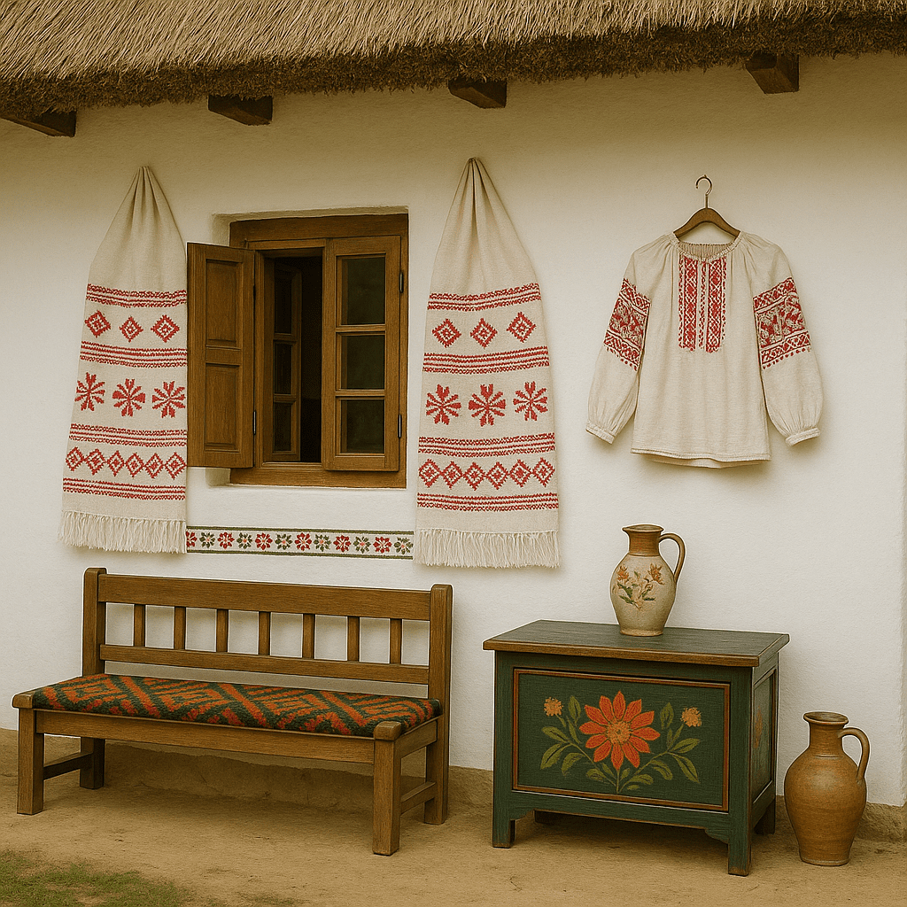 Decoratiuni traditionale romanesti in Spania