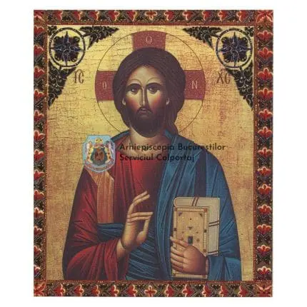 Icoană cu IIsus Binecuvântand