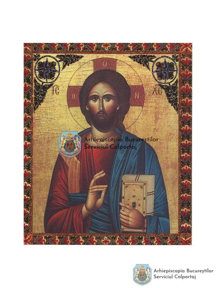 Icoană cu IIsus Binecuvântand Icoană cu IIsus Binecuvântand