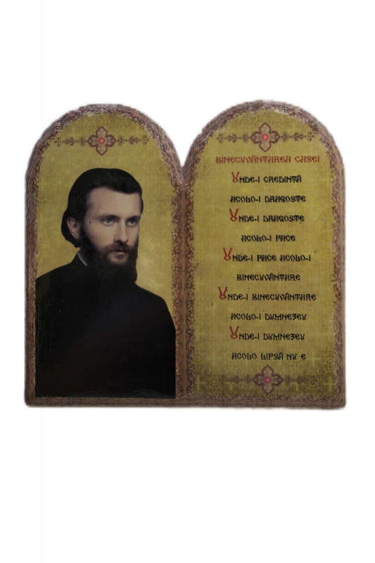 Binecuvantarea Casei – Arsenie Boca 20×20 cm Produs Ortodox