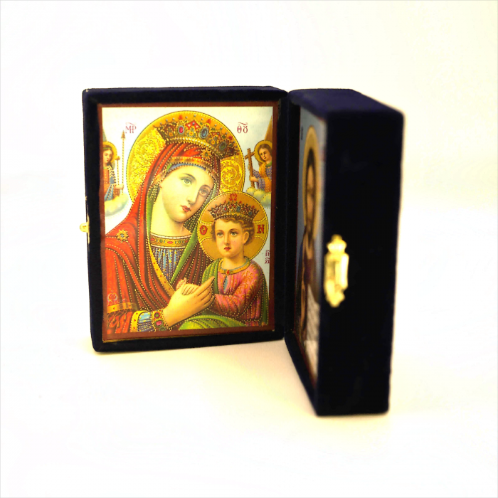 Icoană Diptică Maica Domnului si Iisus