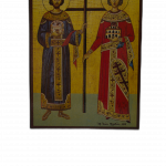 Icoană Sfinții Constantin și Elena – 14×19 cm, Produs Ortodox Sfințit