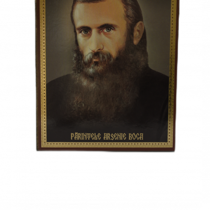 Icoană pe Lemn cu Părintele Arsenie Boca – 14×19 cm, Sfintita