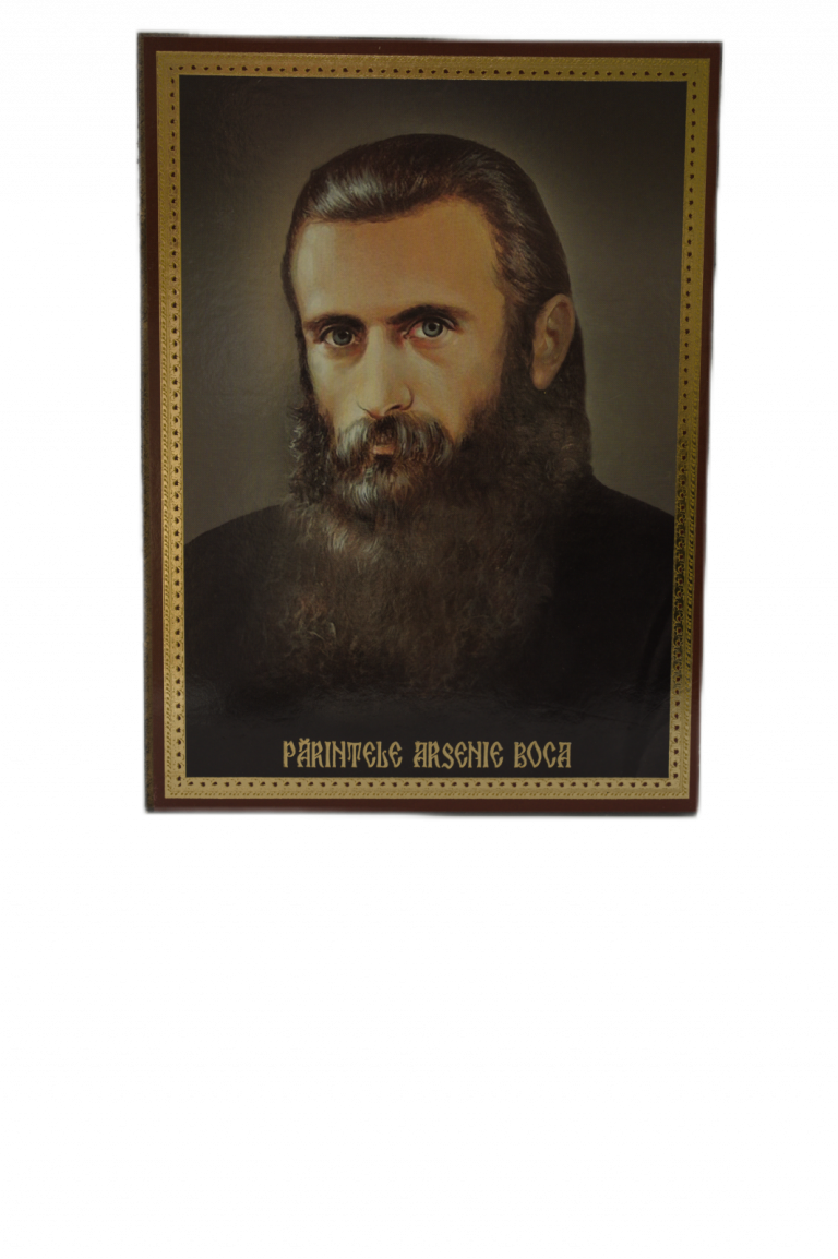 Icoana pe Lemn cu Parintele Arsenie Boca – 14×19 cm Produs Ortodox Sfintit