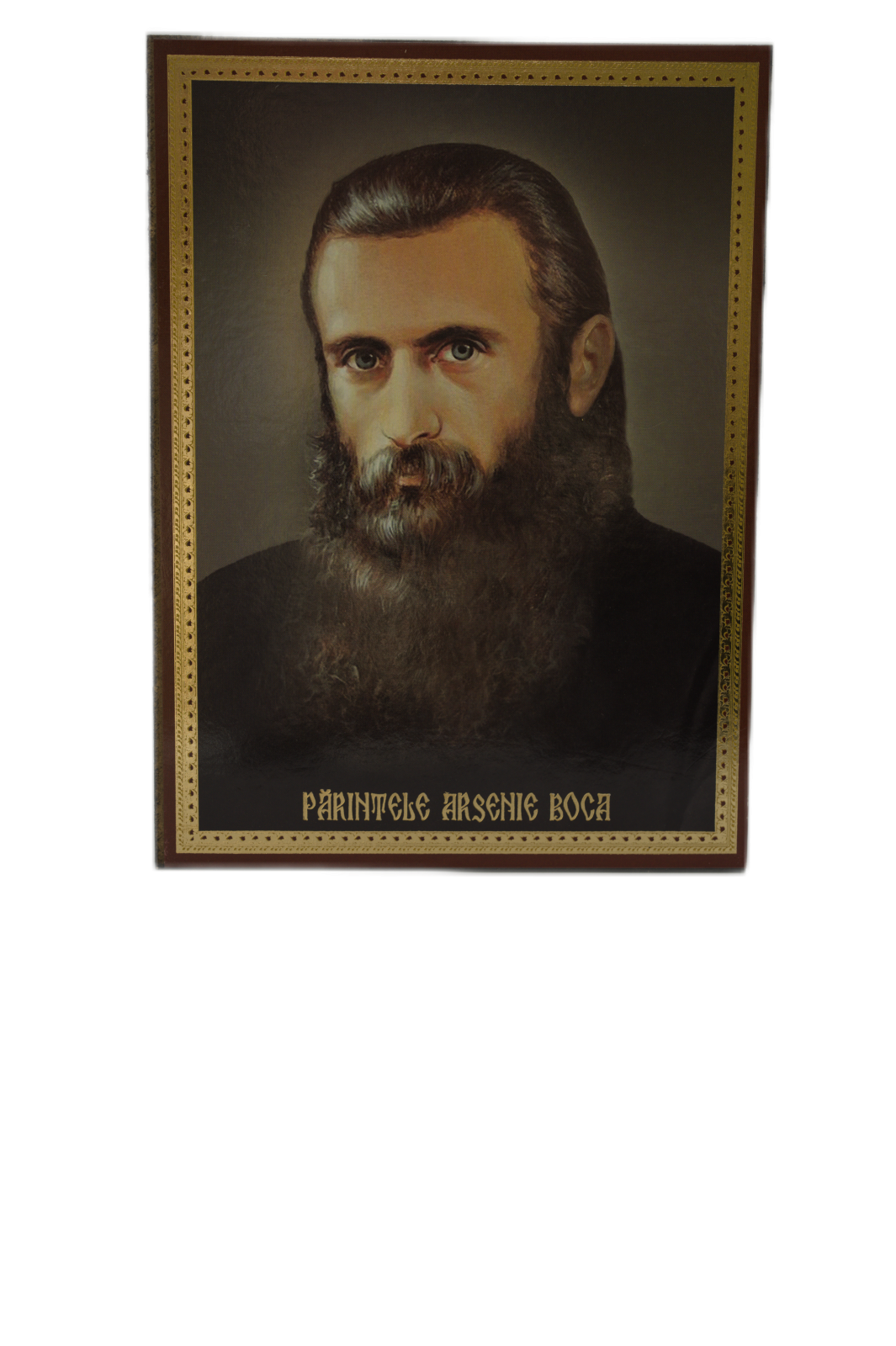 Icoană pe Lemn cu Părintele Arsenie Boca – 14×19 cm, Produs Ortodox Sfințit Icoană pe Lemn cu Părintele Arsenie Boca – 14×19 cm, Sfintita - imagine 1