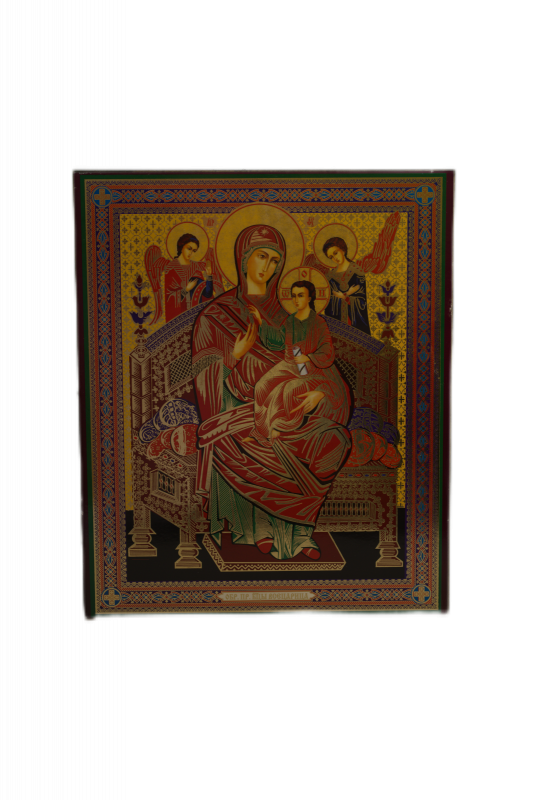 Icono sobre madera - Nuestra Señora de la Panaghia, 20×24 cm, Producto ortodoxo sagrado