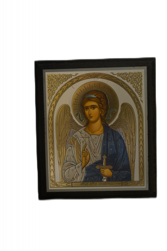Icono sobre madera - Santo Ángel de la Guarda, 15×20 cm, Holy