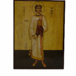 Icono sobre madera - San Esteban, 14×19 cm, Santo Producto Ortodoxo