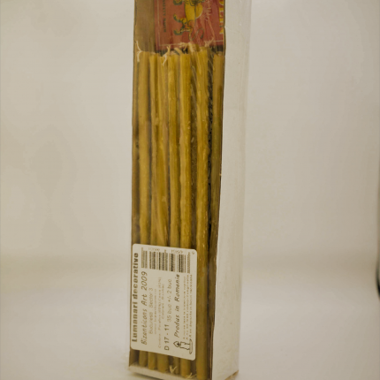 Lumânări Subțiri cu Chibrit – Set 35 Bucăți, Produs Ortodox