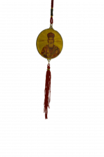 Medalion Auto Rotund 6 cm, Icoană Portabilă Sfințită Model 2