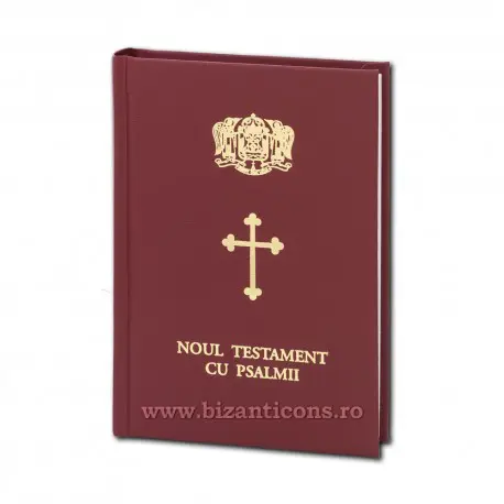 noul-testament-cu-psalmi-maro-mic Noul Testament cu Psalmi – Format Mic, Copertă Maro, Carte Ortodoxă - imagine 1