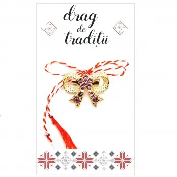 Martisor brosa Fundita cu cristale