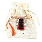 Martisor brosa Port Popular in saculet