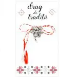 Colgante de plata tibetana martisor Hada del Bosque Tibetano