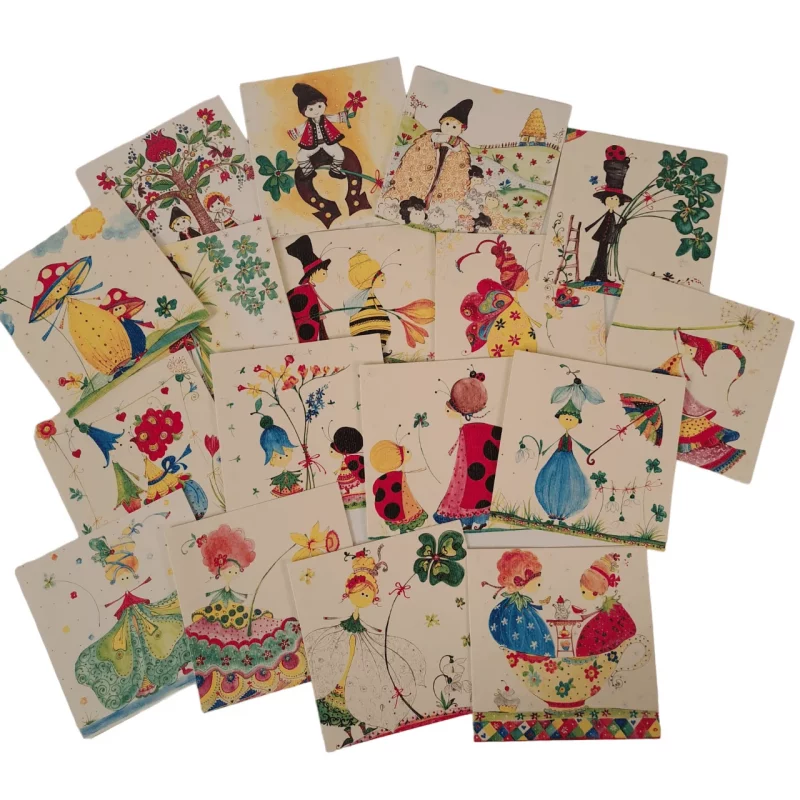 Felicitare Traditionala Pictata Manual - Diverse Modele 14 x 14 cm