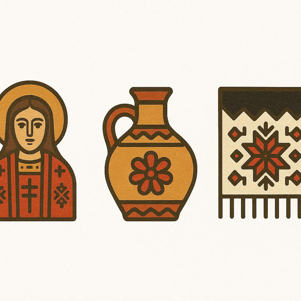 Candelă de cult ortodoxa 1 Icon Icoane, traditionale si textile romanesti