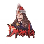 Imán Drácula Cerámica - Souvenir 8 x 4 cm