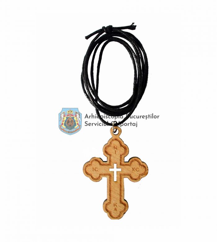 Cruciulita Lemn Ortodoxă Diverse Modele 5 x 3 cm - Imagen 2