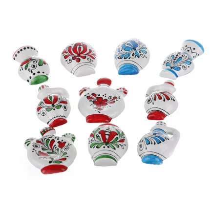 Magnet frigider vase traditionale decorative Corund