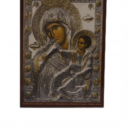 Icono Madre de Dios Paramitia - El Consolador, 14×19 cm, Santificado