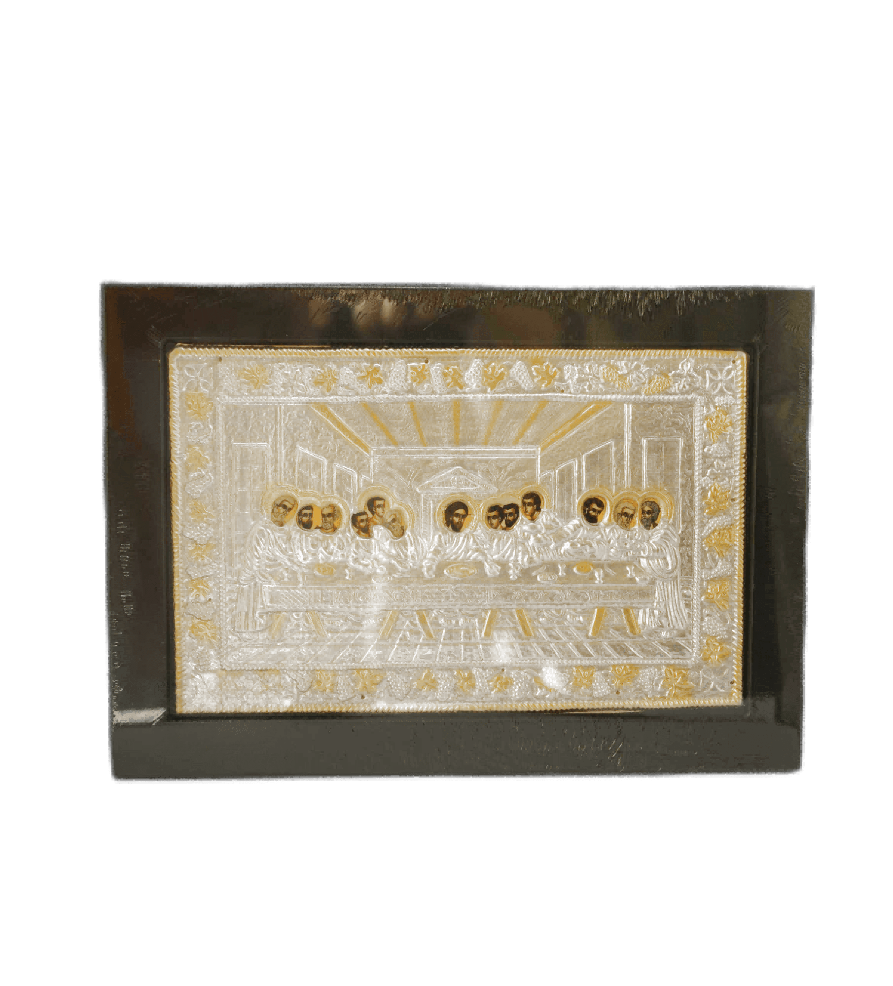 Icoană Metalică – Cina cea de Taină