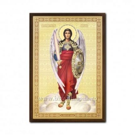Icoană pe Lemn – Sfântul Arhangel Mihail, Produs Ortodox Sfințit