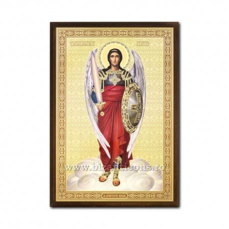 Icono sobre madera - San Miguel Arcángel, Ungido Producto Ortodoxo