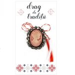 Martisor brosa Dama cu Camelii