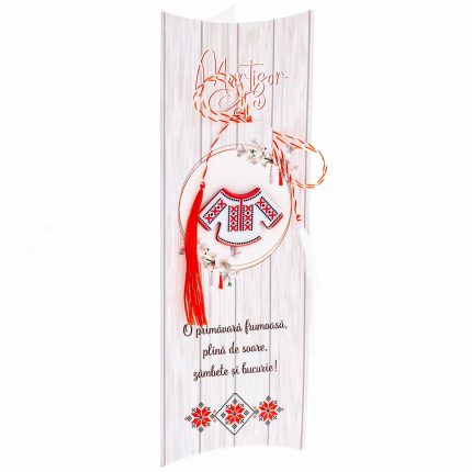 Broche tradicional Ie con bolsa de regalo y mensaje personalizado