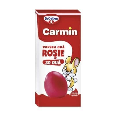 Vopsea Lichidă Roșu Carmin pentru Ouă de Paște Ortodox – 30 Ouă, Set 6 g