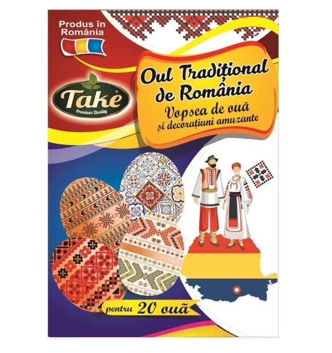 Vopsea Oua Traditionala pentru Paste Ortodox – Kit Complet Oul Traditional 20 Oua