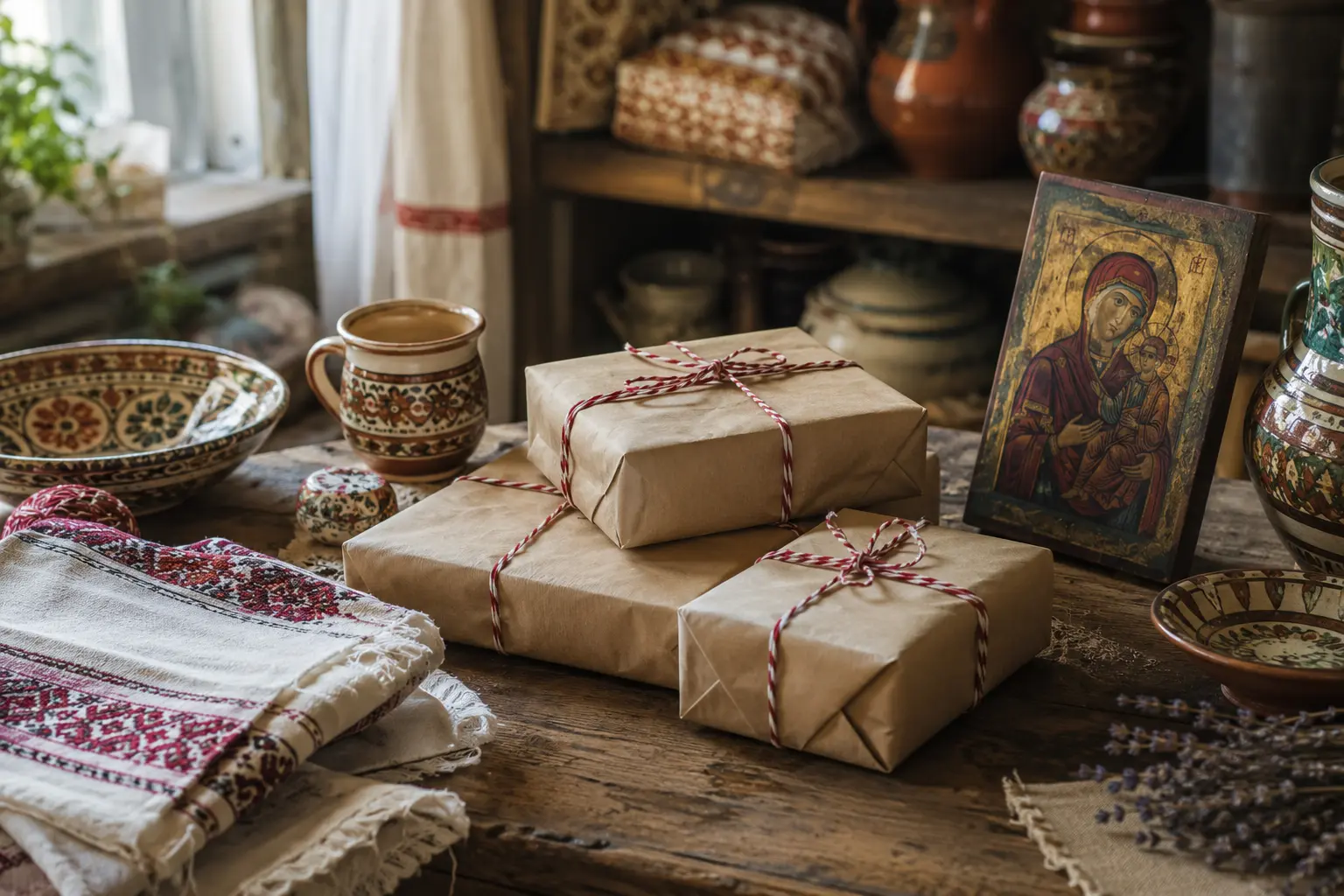 Produse românești artizanale pregătite pentru livrare în Spania — DeRomania