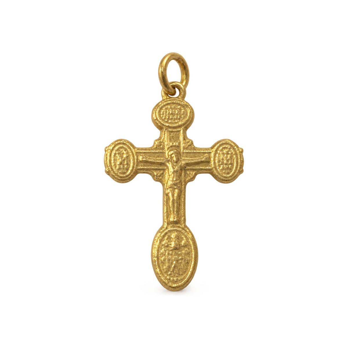 Crucecita de Plata Bañada en Oro Ortodoxa – Varios Modelos 3 Crucecita de Plata Bañada en Oro Ortodoxa – Varios Modelos